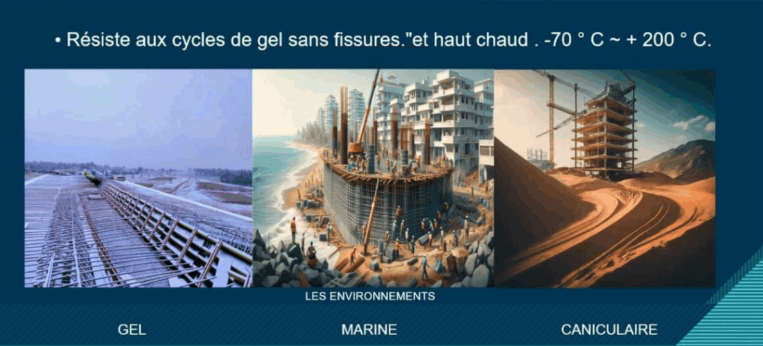 Barres FRP dans environnement marin
